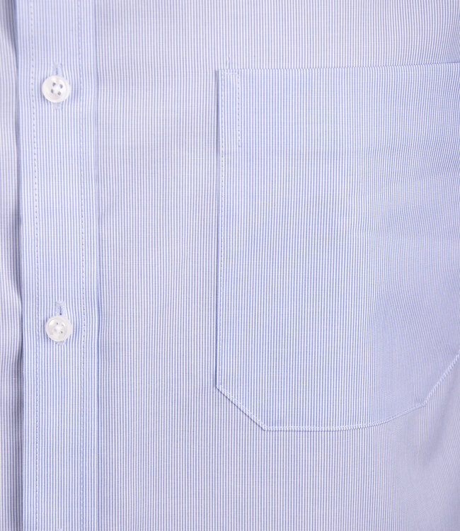 Lucca hemd pinstripe blauw 2