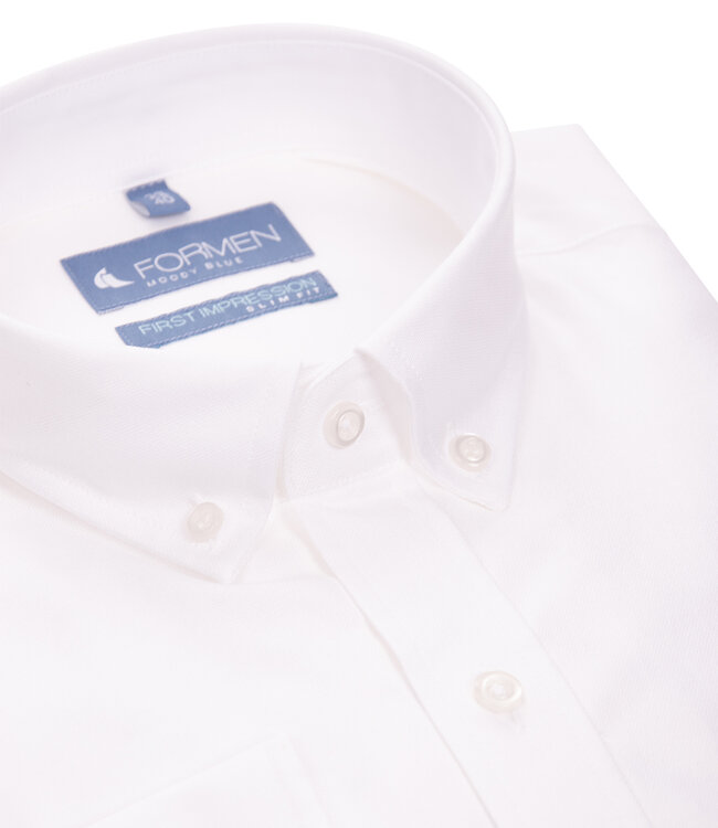 Oxford hemd wit - slim fit 2