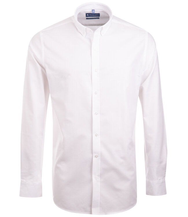 Essential wit Oxford hemd - SLIM 2