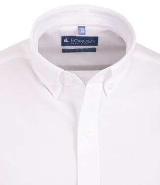 FORMEN Oxford hemd wit - slim fit