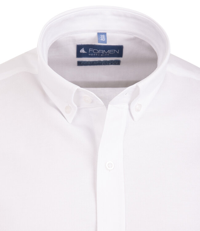 Oxford hemd wit - slim fit 1