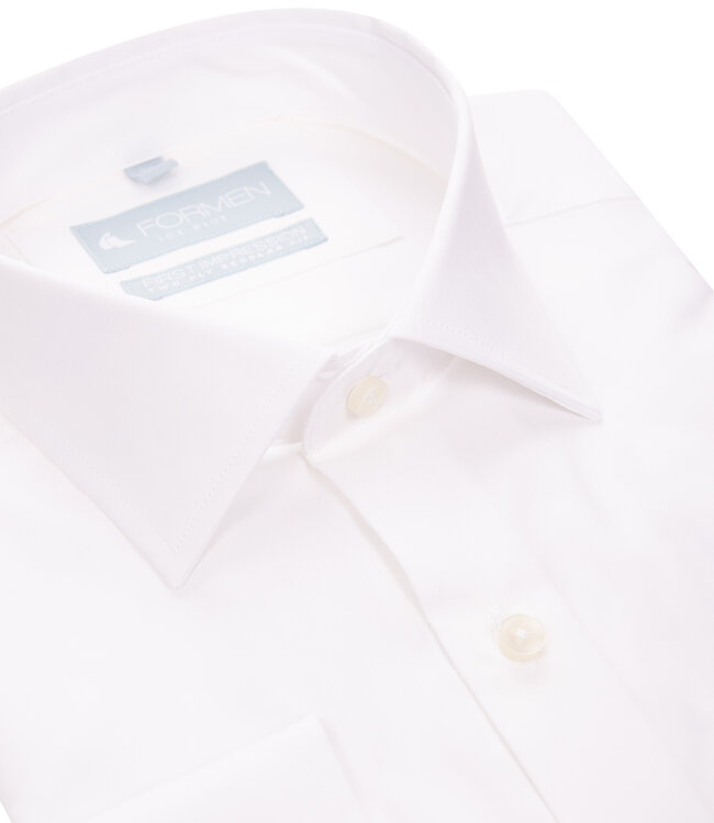 Premium 2ply hemd twill wit 1