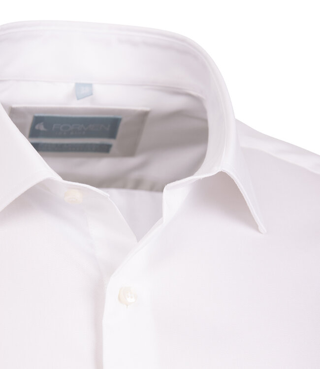 Premium 2ply hemd twill wit 4