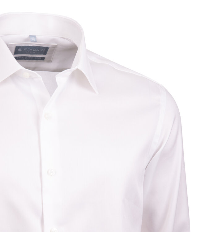 Basel premium 2ply hemd wit - slim fit 2