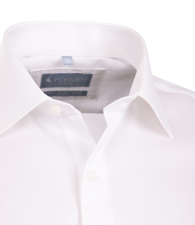 Basel premium 2ply hemd wit - slim fit 3