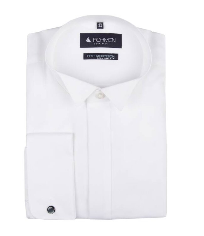 SLIM smokinghemd met col cassé 4