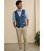 waistcoat pique denim blue