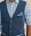 waistcoat pique denim blue