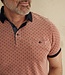 FORMEN polo piqué print rood