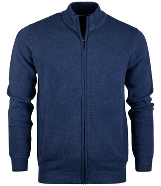 FORMEN cardigan zip donkerblauw