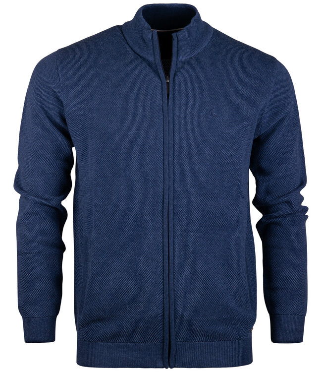 cardigan zip donkerblauw