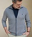 FORMEN cardigan fine structure blauw