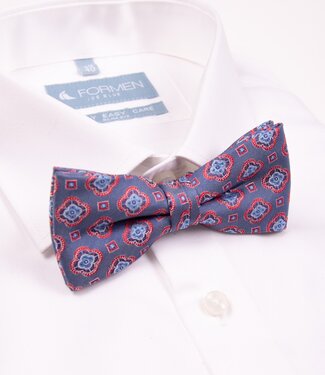 FORMEN strik bloem blauw-rood