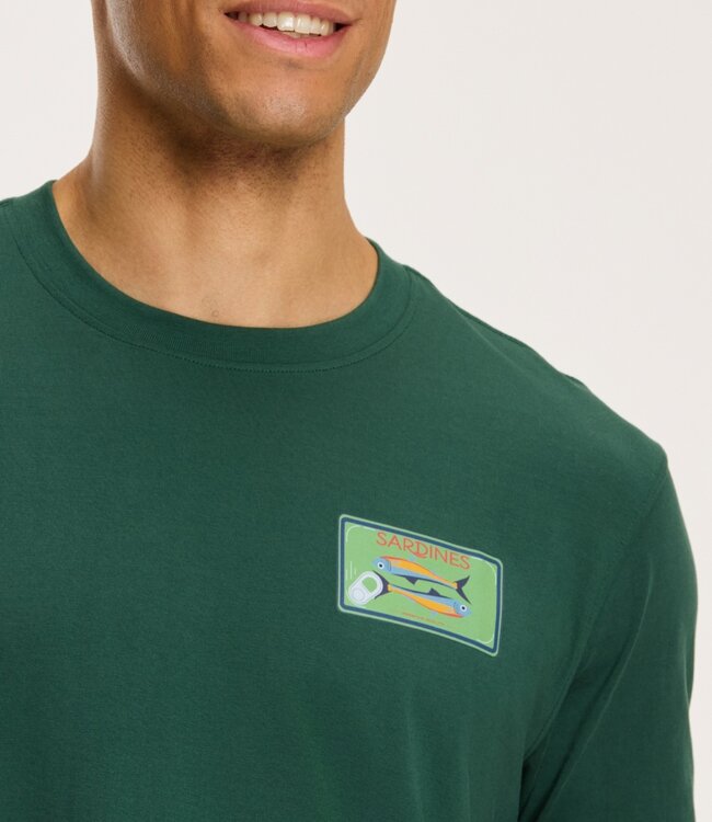 t-shirt sardines groen