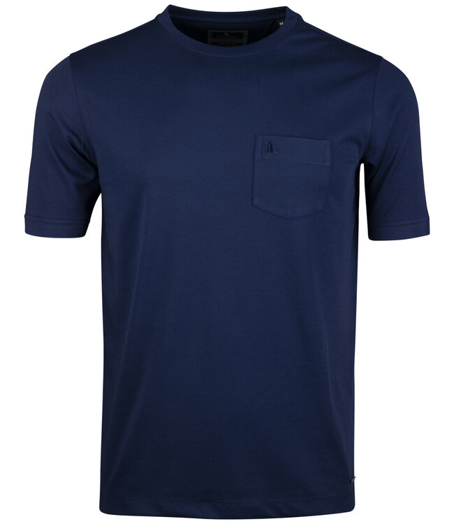 t-shirt piqué navy 1