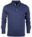 FORMEN polo longsleeve jersey blauw