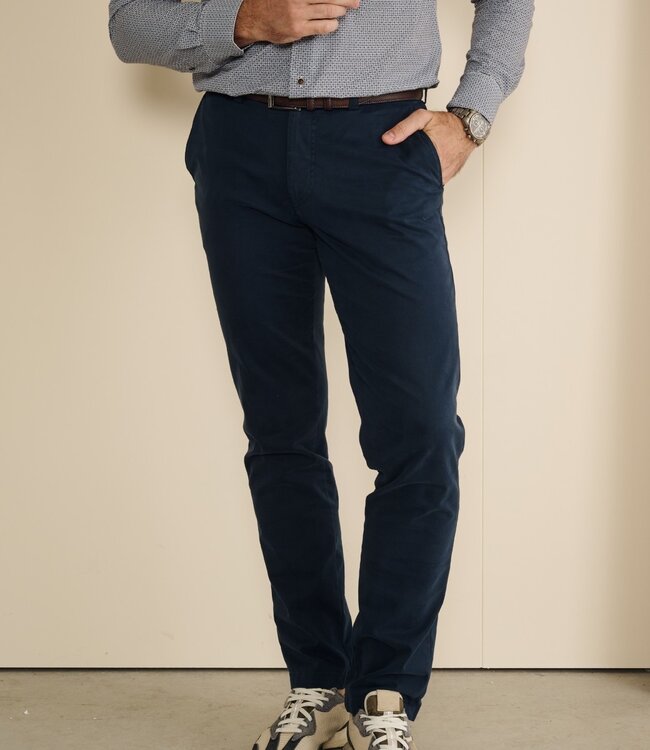chino gabardine navy 3
