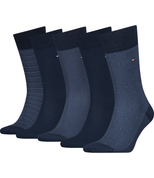 Sokken giftbox 5-pack TH blauw 2