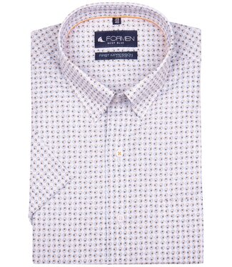 FORMEN Zomers hemd met oranje accent