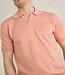 gebreide polo v-hals soft terracotta 2 thumbnail