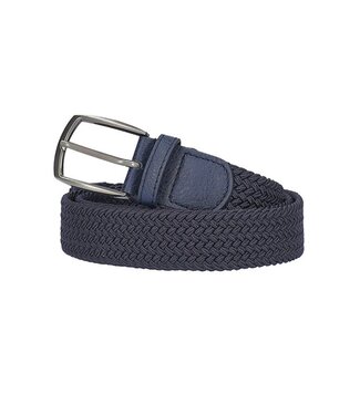 FORMEN gevlochten riem blauw