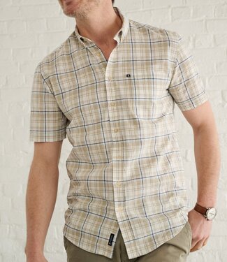FORMEN Casual geruit hemd in zachte kleuren