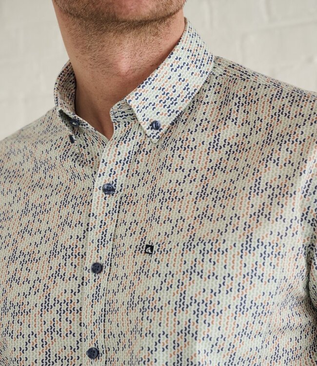 Casual hemd met grafische print 1