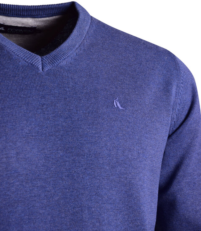 V-hals herentrui katoen dark jeans 2