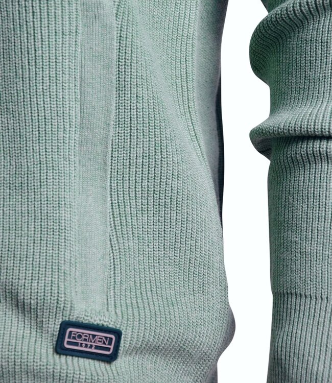 vest cotton structure saliegroen 5