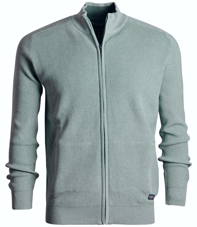 vest cotton structure saliegroen 3