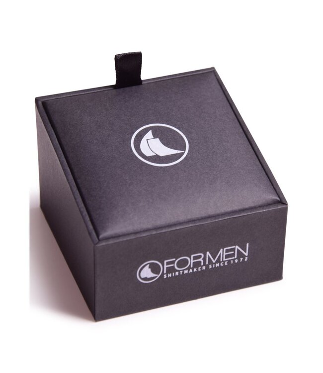 Manchetknopen blauw streep 2