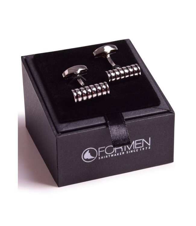 Manchetknopen streep zwart 1