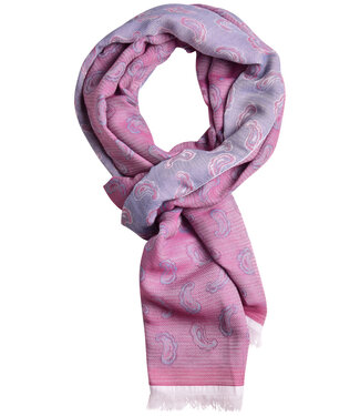 FORMEN Fijne herensjaal paisley rood