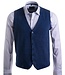 FORMEN Débardeur met knopen donkerblauw