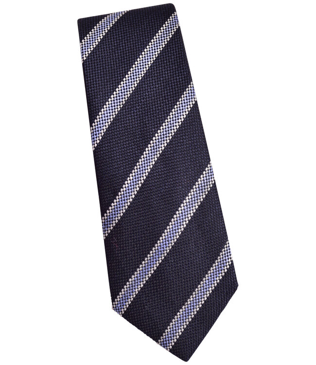 Das zijde stripe blauw 1