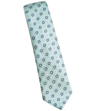FORMEN Das zijde groen-donkerblauw