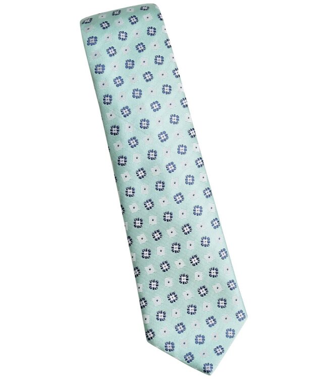 Das zijde groen-donkerblauw 1