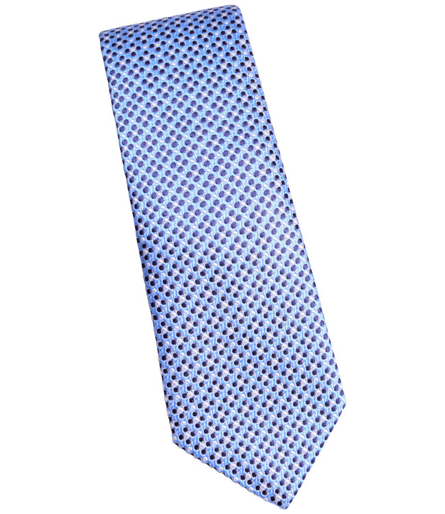 Das zijde dots blauw 1