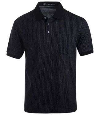 FORMEN Zwarte polo - ultrasoft katoen