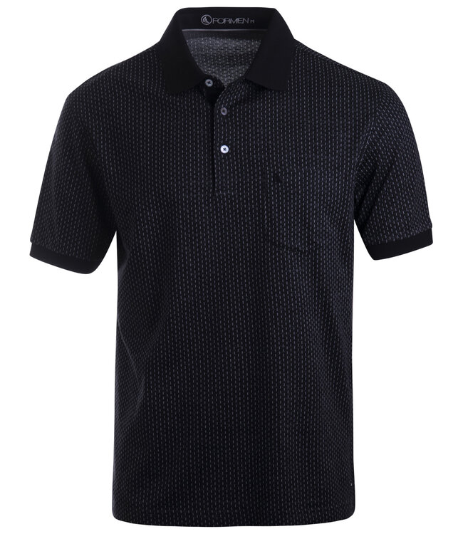 Zwarte polo - ultrasoft katoen 1