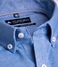 FORMEN Blauw twill flanel hemd