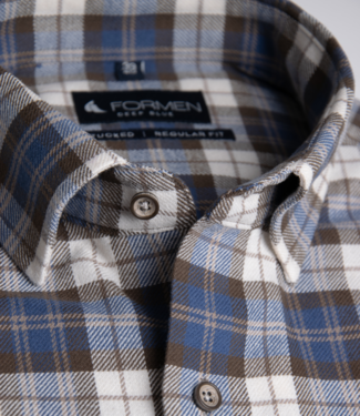 FORMEN Houthakkershemd flanel met dubbele borstzak