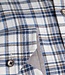 Ecru-blauw geruit hemd brushed twill 2 thumbnail