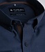 FORMEN Effen donkerblauw hemd twill