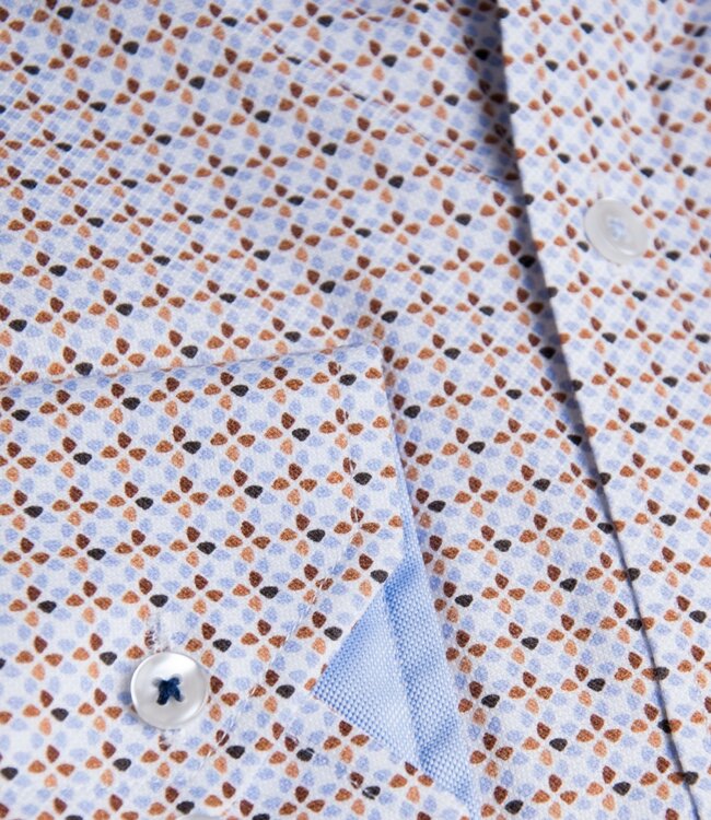 Roest-oranje printhemd 2