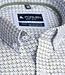 FORMEN Stijlvol groen printhemd