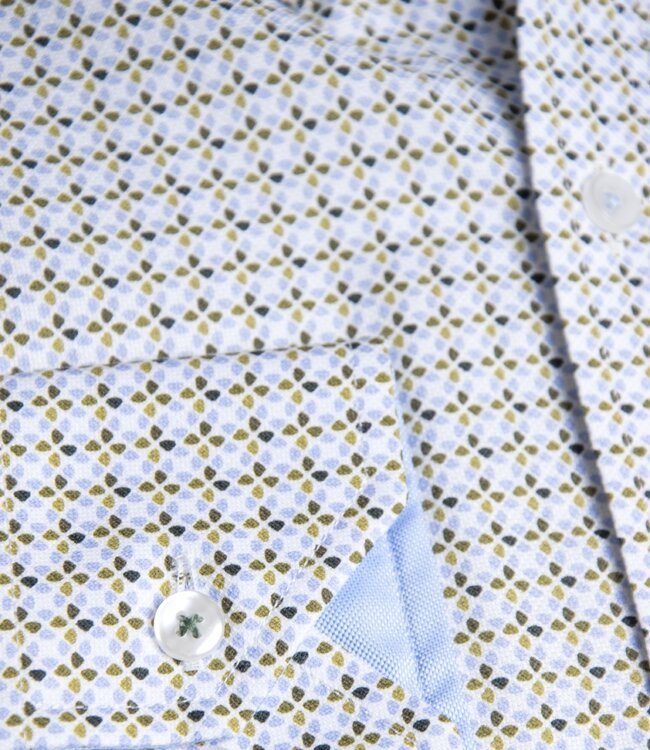 Stijlvol groen printhemd 2