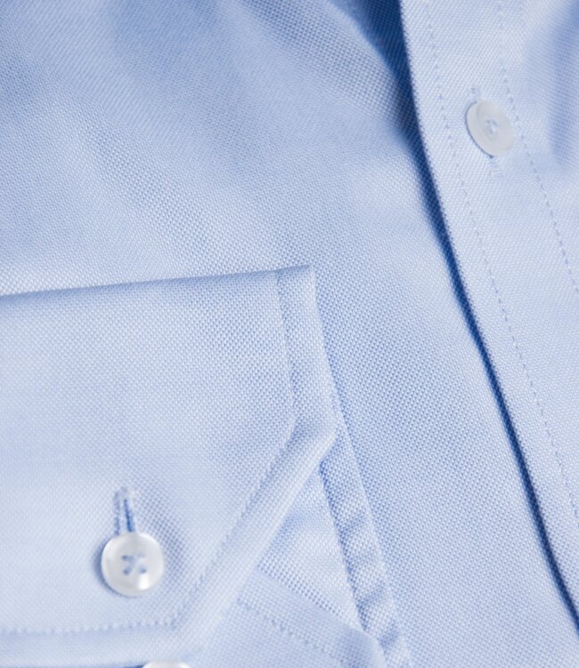 PREMIUM lichtblauw slim fit hemd - 2-ply 5