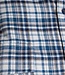 Slim fit petrolblauw houthakkershemd 2 thumbnail