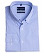 Blauw hemd met kruisjes print poplin 3 thumbnail